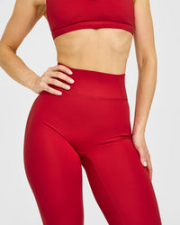 Timeless High Waisted Leggings | Toasted Red
