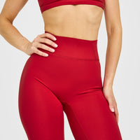 Timeless High Waisted Leggings | Toasted Red