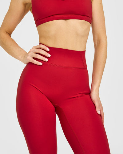 Timeless High Waisted Leggings | Toasted Red