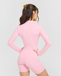 Timeless Jacket with White Logo | Petal Pink