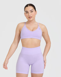 Timeless Strappy Bralette | Lavender Purple