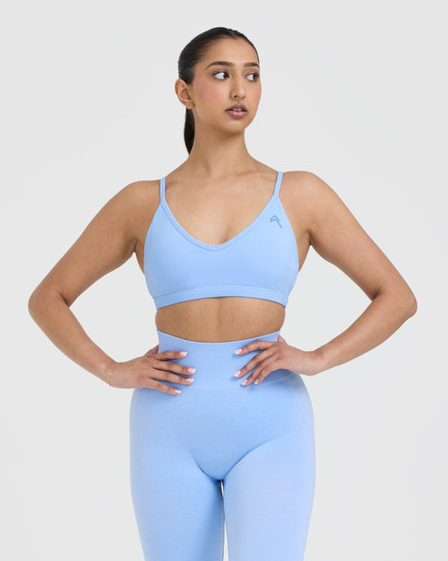 Oner Modal Timeless Strappy Bralette | Powdered Blue