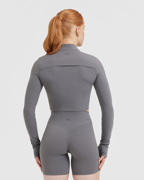 UnifiedMove™ Crop Jacket | Ash Grey