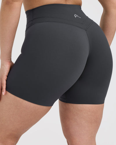 UnifiedMove™ High Waisted Shorts 6" | Coal