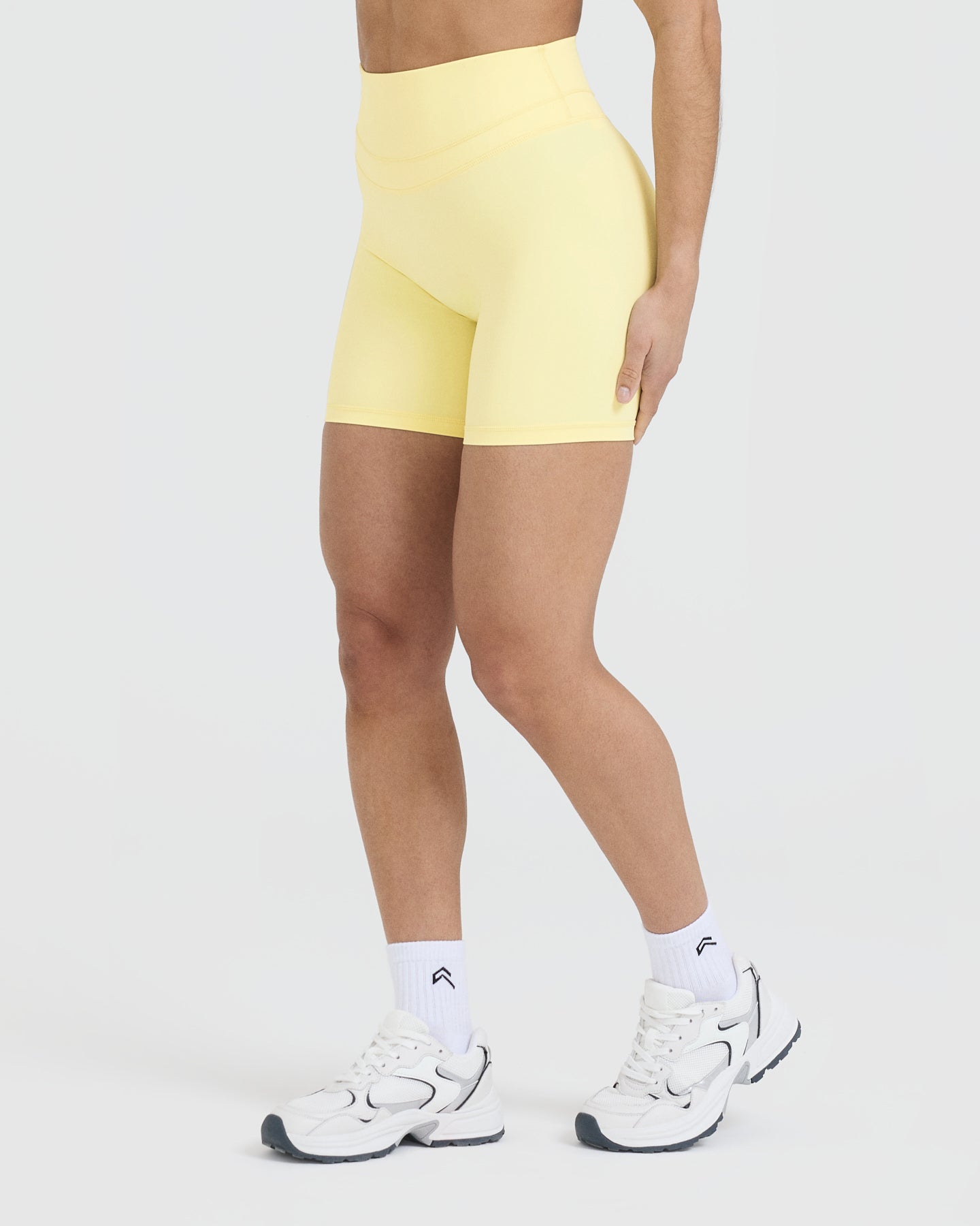 UnifiedMove™ High Waisted Shorts 6" | Sherbert Yellow