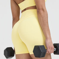 UnifiedMove™ High Waisted Shorts 6" | Sherbert Yellow