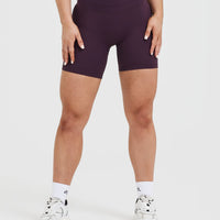 UnifiedMove™ High Waisted Shorts 6" | Blackberry Purple