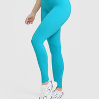 UnifiedMove™ Wrap Leggings | Aqua Blue