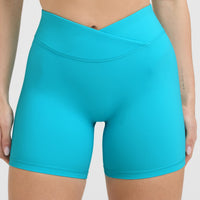 UnifiedMove™ Wrap Shorts 6" | Aqua Blue