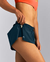 AirMove™ Lined Pocket Shorts 2" | Oil Blue
