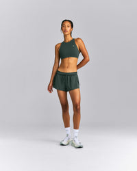 AirMove™ Lined Pocket Shorts 2" | Shadow Green