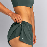 AirMove™ Lined Pocket Shorts 2" | Shadow Green