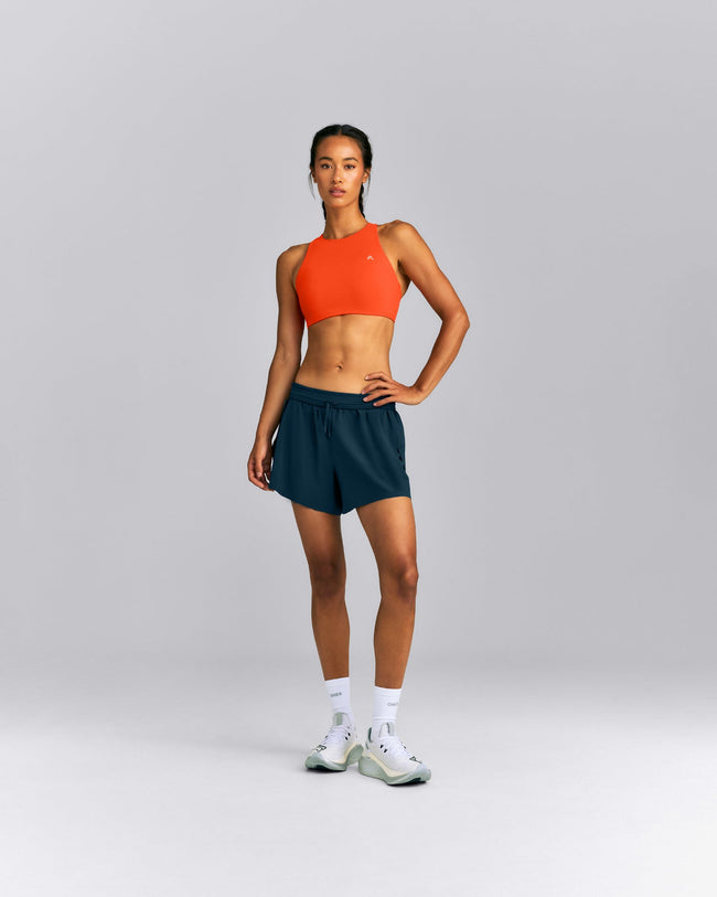 AirMove™ Lined Pocket Shorts 4" | Oil Blue