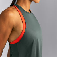 PrecisionMove™ Drop Armhole Vest | Dark Shadow Green