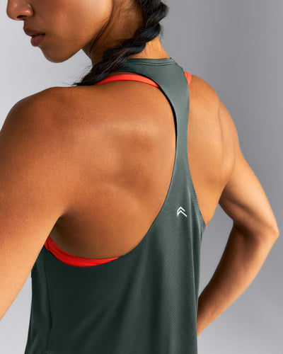 PrecisionMove™ Drop Armhole Vest | Dark Shadow Green