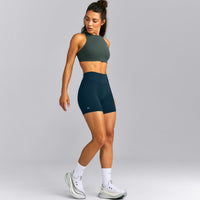UnifiedMove™ High Waist Shorts 6" New Branding | Oil Blue
