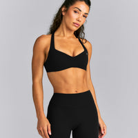 UnifiedMove™ T Back Minimal Bralette New Branding | Black