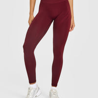 EnhanceLift™ Seamless Leggings with White Logo | Rosewood