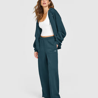 Foundations Straight Leg Joggers | Oil Blue