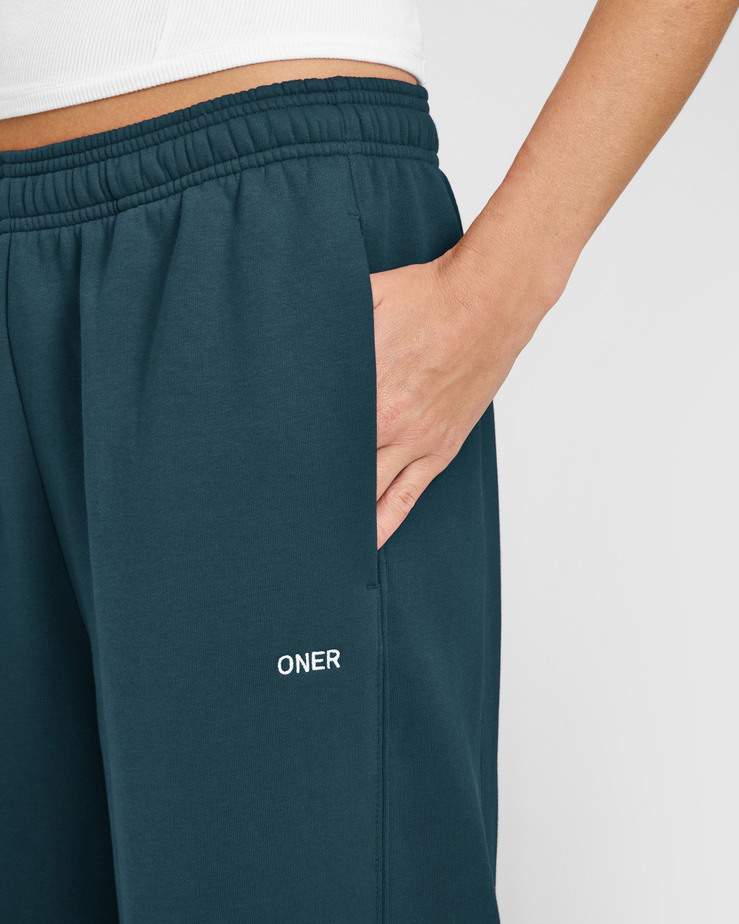 Foundations Straight Leg Joggers | Oil Blue