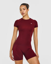 Go To Seamless Fitted Top | Rosewood