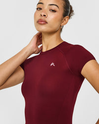 Go To Seamless Fitted Top | Rosewood