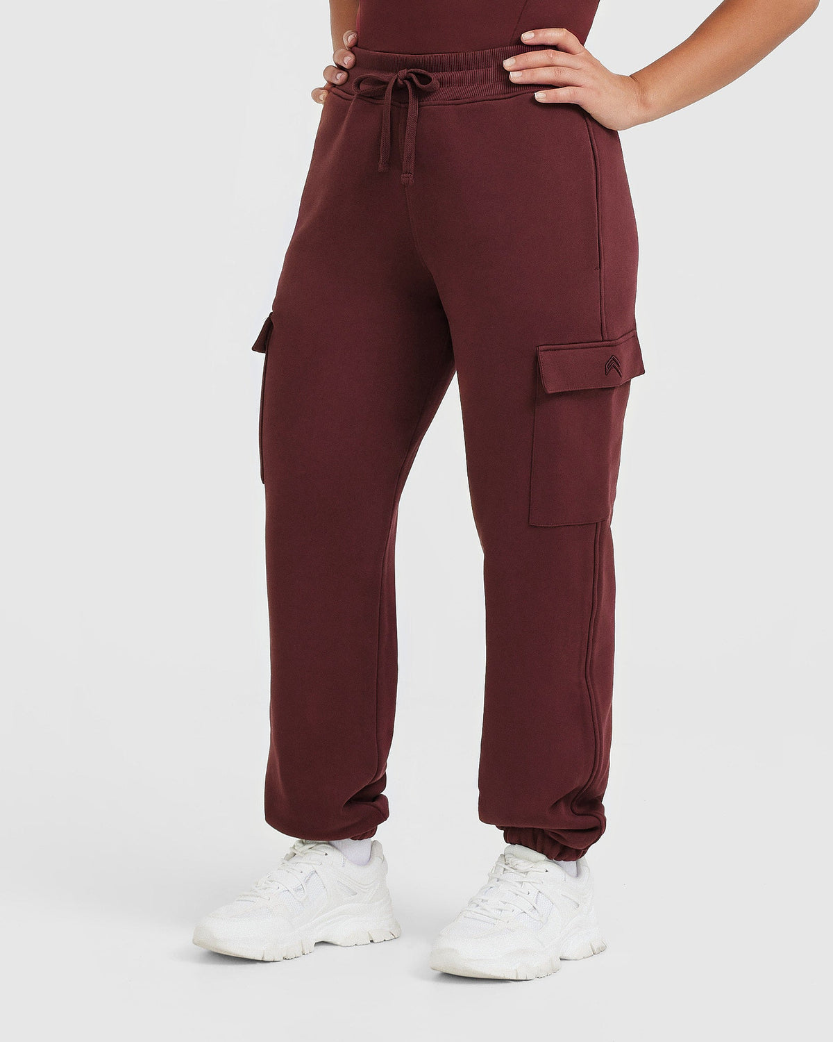 Burgundy best sale cargo joggers