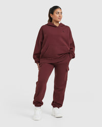 All Day Cargo Jogger | Mulled Wine