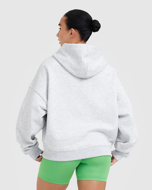 All Day Est 2020 Oversized Hoodie | Light Grey Marl