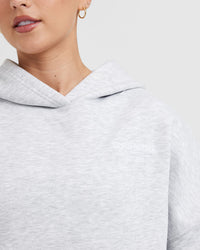 All Day Est 2020 Oversized Hoodie | Light Grey Marl