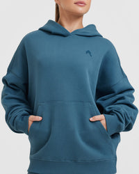 All Day Oversized Hoodie | Lake Blue
