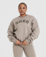 All Day Varsity Oversized Sweatshirt | Minky