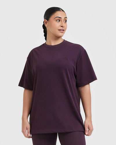 Classic Oversized Lightweight T-Shirt | Blackberry Purple