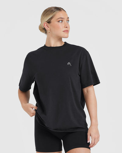 Classic Oversized Lightweight T-Shirt | Black