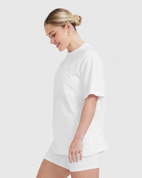 Classic Oversized Lightweight T-Shirt | White