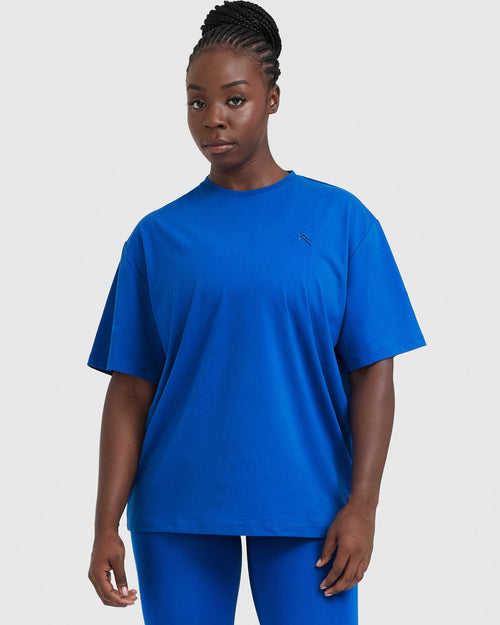 Oner Modal Classic Oversized Lightweight T-Shirt | Cobalt