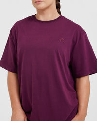 Classic Oversized Lightweight T-Shirt | Ripe Fig