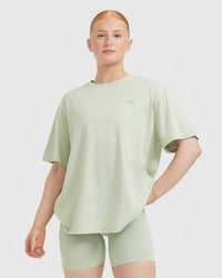 Classic Oversized Lightweight T-Shirt | Tea Green
