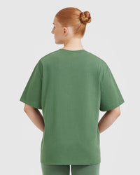 Classic Oversized Lightweight T-Shirt | Forest Green