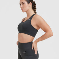 Classic Seamless 2.0 Bralette | Coal Marl