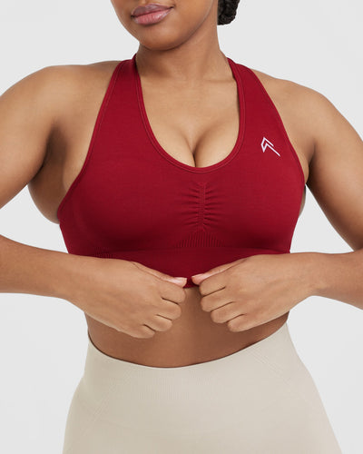 Red halter neck bralette new arrivals