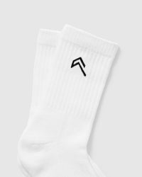 Crew Socks 3 Pack | White/Black