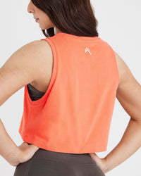 Graphic Jersey Tank | Washed Peach Blossom