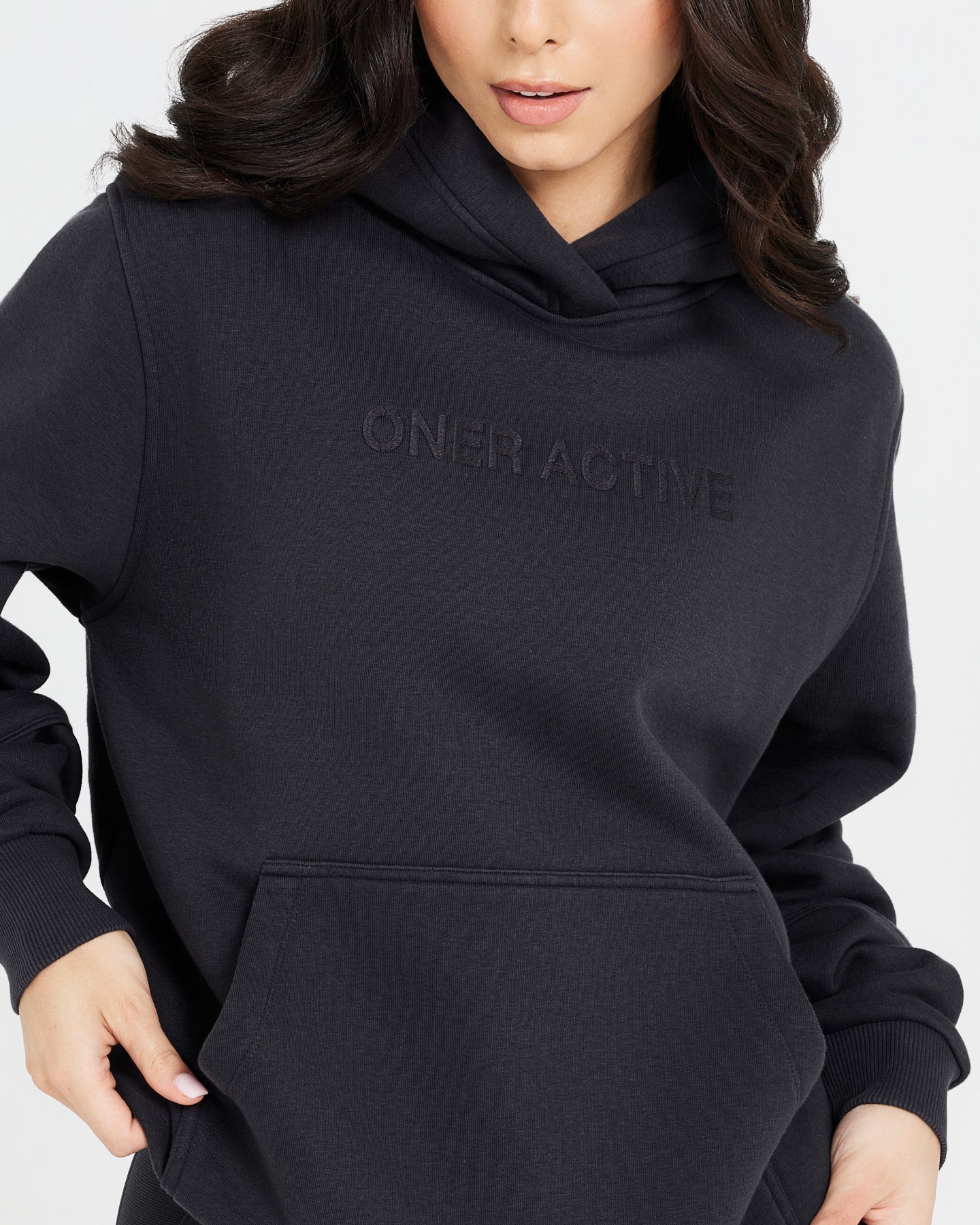 Classic Lounge Oversized Hoodie | Coal