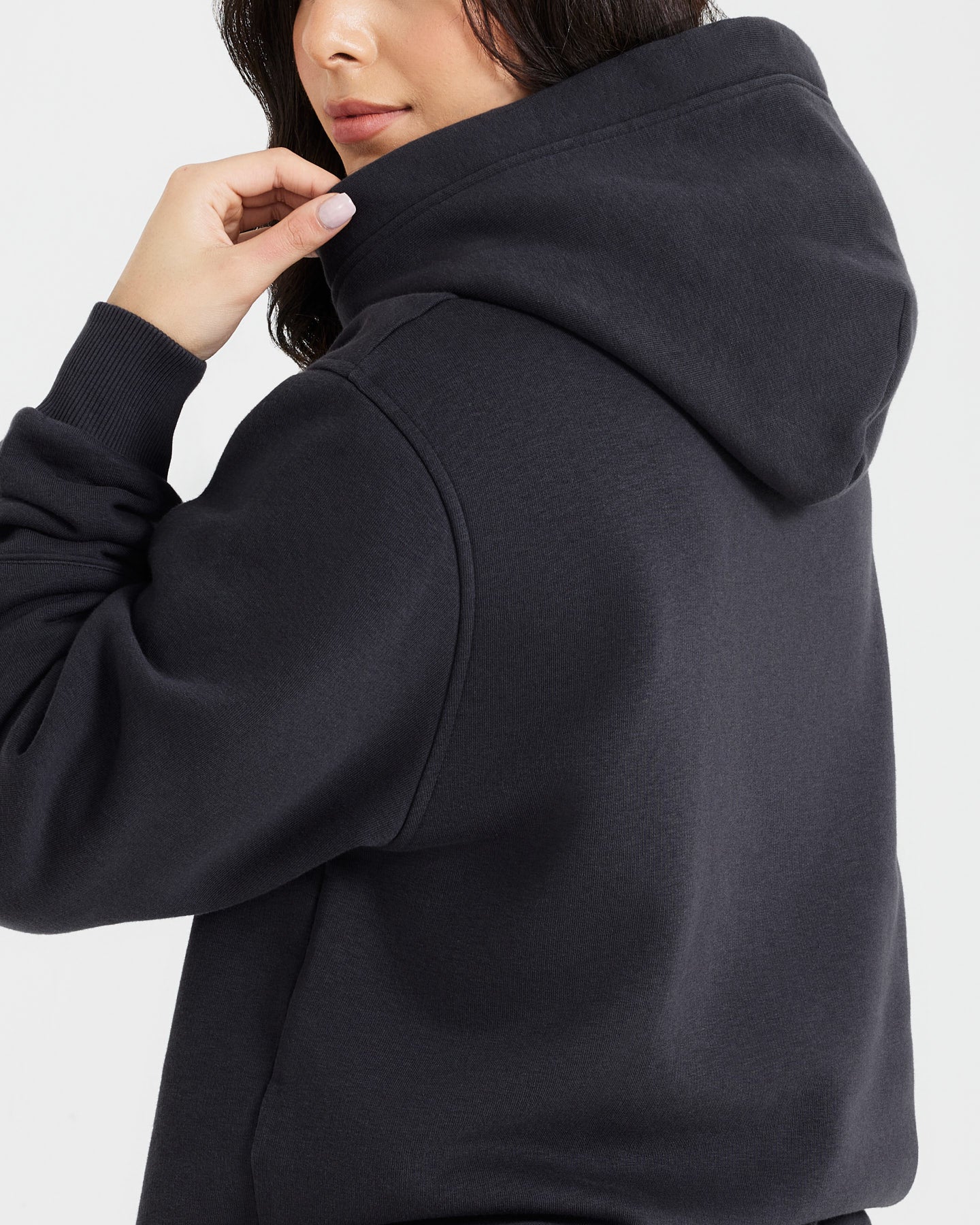 Classic Lounge Oversized Hoodie | Coal