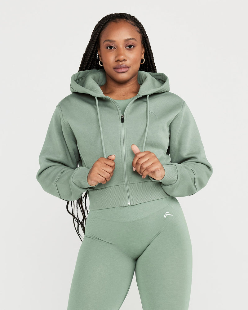 Active cropped on sale hoodie