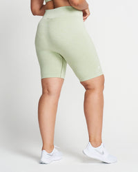 Classic Seamless Cycling Shorts | Pistacchio Marl
