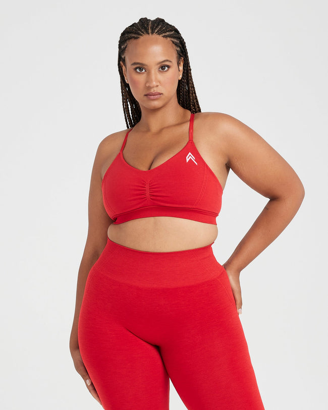 SET ACTIVE Red Sports Bras for Women