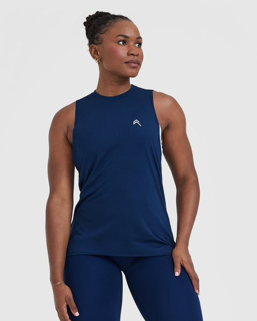 Oner Modal Go To Muscle Vest | Midnight Blue