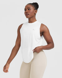 Go To Muscle Vest | White